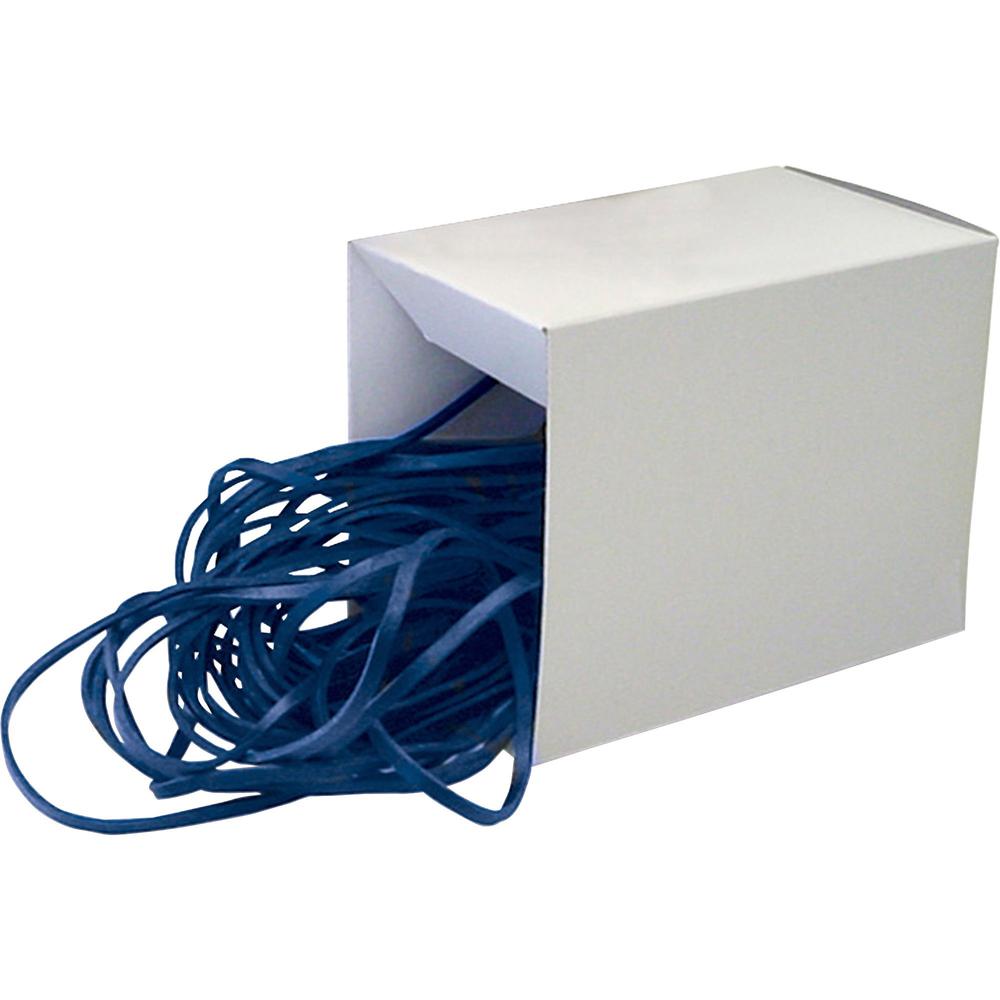 Alliance Rubber 07818 SuperSize Bands - Large 17" Heavy Duty Latex Rubber Bands - For Oversized Jobs - Blue - Approx. 50 Bands in Box