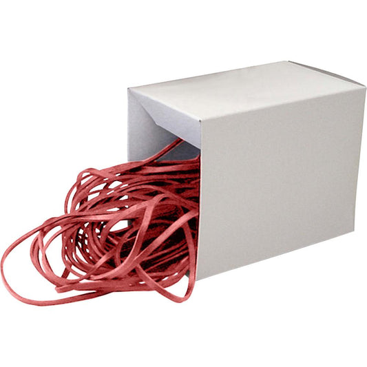 Alliance Rubber 07825 SuperSize Bands - Large 12" Heavy Duty Latex Rubber Bands - For Oversized Jobs - Red - Approx. 50 Bands in Box