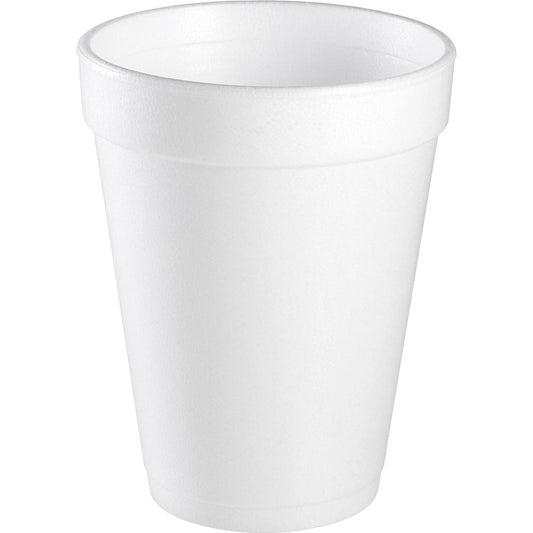 Dart Insulated Foam Cups - 25 / Pack - 40 / Carton - White - Foam - Cold Drink, Hot Drink, Soft Drink