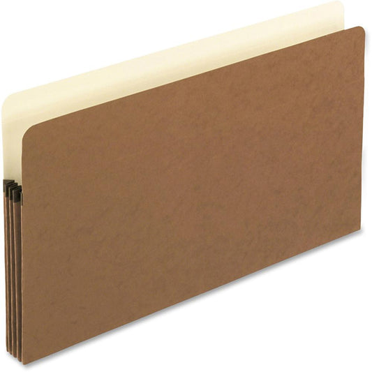 Pendaflex Legal Recycled Expanding File - 8 1/2" x 14" - 3 1/2" Expansion - Manila, Tyvek, Red Fiber - 30% Recycled - 25 / Box