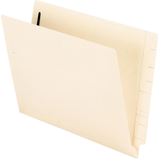 Pendaflex Letter Recycled End Tab File Folder - 8 1/2" x 11" - 3/4" Expansion - 2 Fastener(s) - 2" Fastener Capacity for Folder - Manila - 10% Recycled - 50 / Box