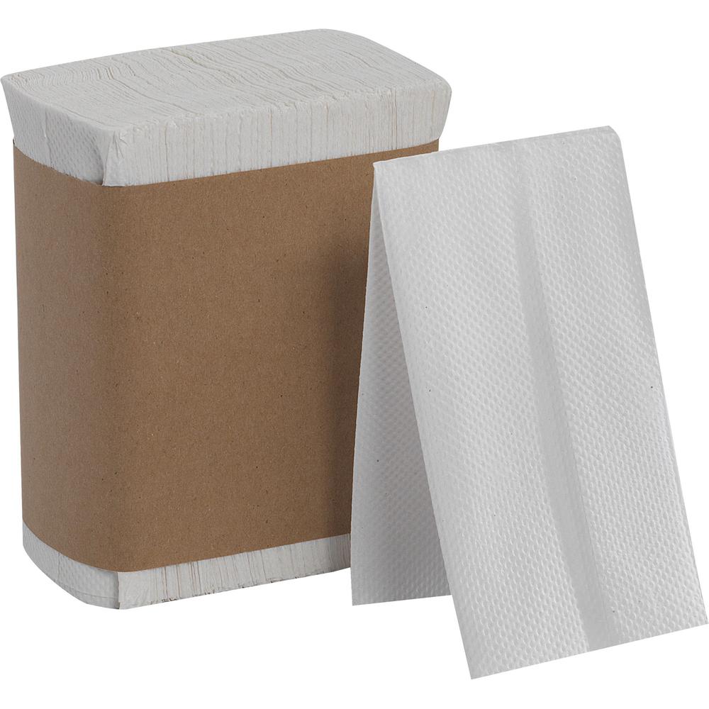 Dixie Basic&reg; Tall-Fold Napkin Dispenser Refill by GP Pro - 1 Ply - 7" x 13.50" - White - 250 Per Bundle - 40 / Carton