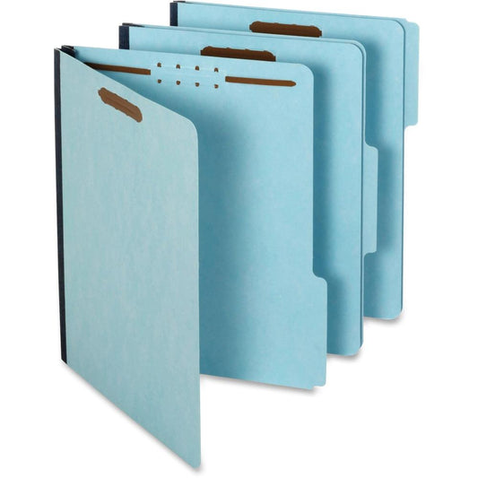 Pendaflex 1/3 Tab Cut Letter Recycled Classification Folder - 8 1/2" x 11" - 1" Expansion - 2 Fastener(s) - 2" Fastener Capacity for Folder - Top Tab Location - Assorted Position Tab Position - Pressb