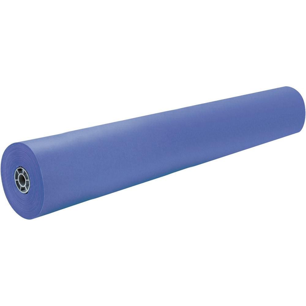 Rainbow Kraft Colored Kraft Duo-Finish Kraft Paper - ClassRoom Project - 36"Width x 1000 ftLength - 1 / Roll - Royal Blue - Kraft