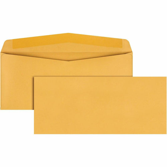 Quality Park No. 14 Business Envelopes with Gummed Flap - Business - #14 - 5" Width x 11 1/2" Length - 28 lb - Gummed - Kraft - 500 / Box - Kraft