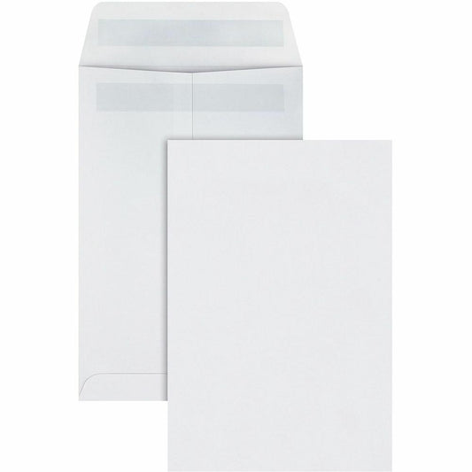 Quality Park 6-1/2 x 9-1/2 Catalog Mailing Envelopes with Redi-Seal&reg; Self-Seal Closure - Catalog - #1 3/4 - 6 1/2" Width x 9 1/2" Length - 28 lb - Self-sealing - Wove - 100 / Box - White