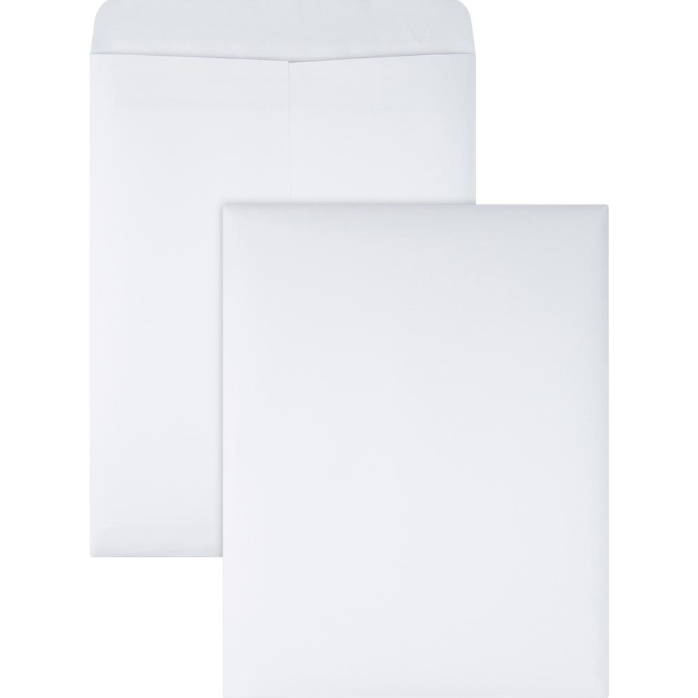 Quality Park 9-1/2 x 12-1/2 Catalog Mailing Envelopes with Redi-Seal&reg; Self-Seal Closure - Catalog - #12 1/2 - 9 1/2" Width x 12 1/2" Length - 28 lb - Self-sealing - Wove - 100 / Box - White