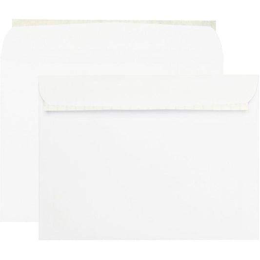 Quality Park 9 x 12 Booklet Envelopes with Self-Seal Closure - Catalog - #9 1/2 - 9" Width x 12" Length - 28 lb - Peel & Seal - Wove - 100 / Box - White