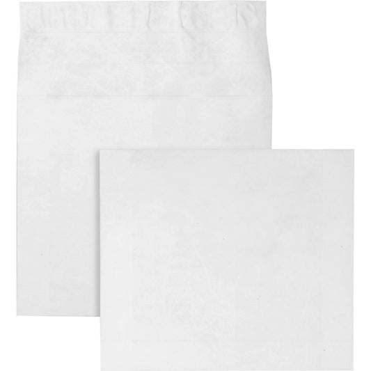 Survivor&reg; 12 x 16 x 2 DuPont Tyvek Expansion Envelopes with Self-Seal Closure - Expansion - 12" Width x 16" Length - 2" Gusset - 18 lb - Peel & Seal - Tyvek - 100 / Carton - White