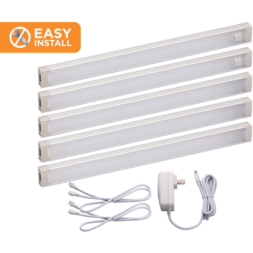 Bostitch LED Under Cabinet Lighting Kit - Gray