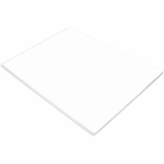 Tru-Ray Construction Paper - Project, Bulletin Board - 24"Width x 18"Length - 50 / Pack - White - Sulphite