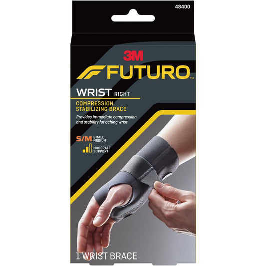 FUTURO Right-Hand Small/Medium Wrist Support - Black - 1 Pack