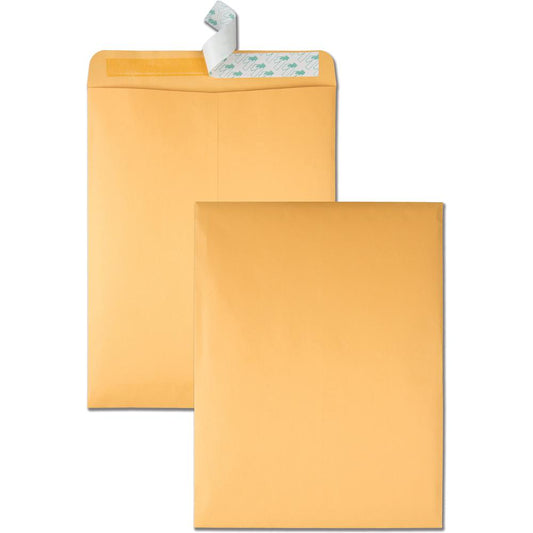 Quality Park 10 x 13 Hi Bulk Catalog Envelopes with Self-Seal Closure - Catalog - 10" Width x 13" Length - 24 lb - Peel & Seal - Kraft - 250 / Carton - Brown Kraft