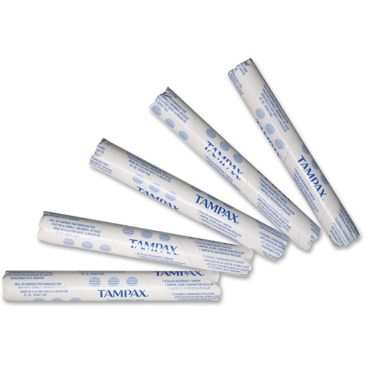 Tampax Hospeco Vending Machine Tampons Bulk - 500 / Carton - Individually Wrapped, Flushable