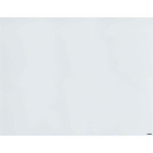 Lorell Magnetic Glass Board - 46.5" (3.9 ft) Width x 36" (3 ft) Height - White Glass Surface - Rectangle - Magnetic - Stain Resistant, Ghost Resistant, Smooth Writing - 1 Each