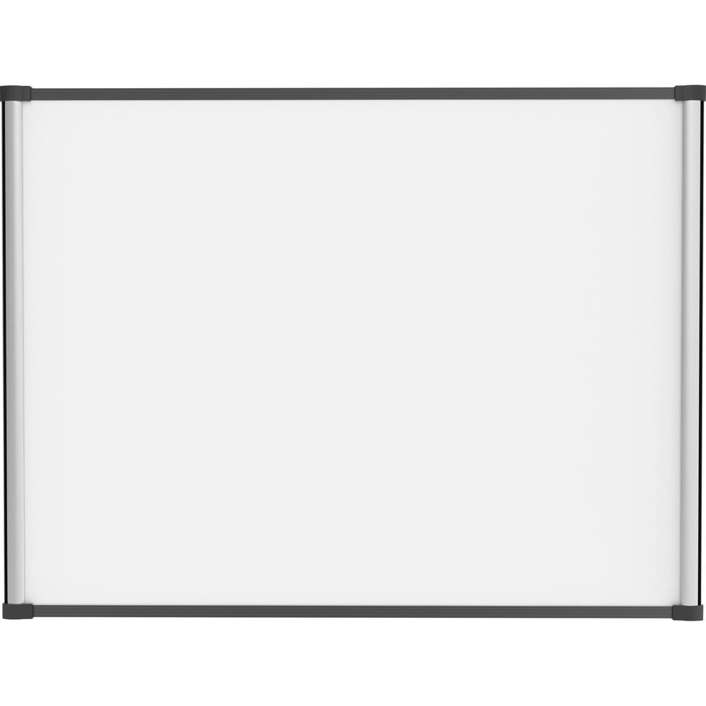 Lorell Magnetic Dry-erase Board - 48" (4 ft) Width x 36" (3 ft) Height - Aluminum Steel Frame - Rectangle - Magnetic - Marker Tray - 1 Each