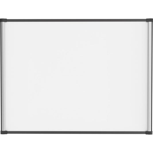 Lorell Magnetic Dry-erase Board - 48" (4 ft) Width x 36" (3 ft) Height - Aluminum Steel Frame - Rectangle - Magnetic - Marker Tray - 1 Each