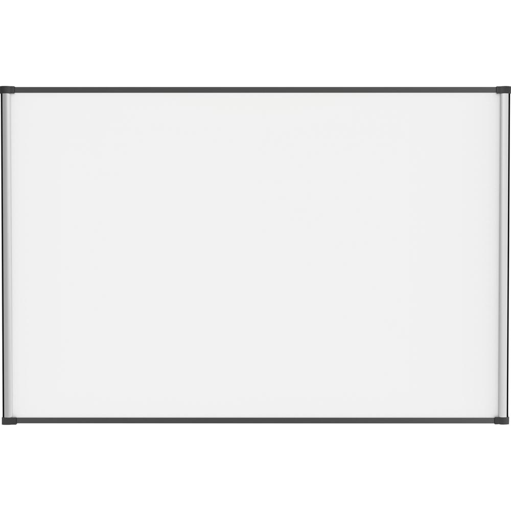 Lorell Magnetic Dry-erase Board - 72" (6 ft) Width x 48" (4 ft) Height - Aluminum Steel Frame - Rectangle - Magnetic - Marker Tray - 1 Each