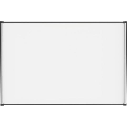 Lorell Magnetic Dry-erase Board - 72" (6 ft) Width x 48" (4 ft) Height - Aluminum Steel Frame - Rectangle - Magnetic - Marker Tray - 1 Each