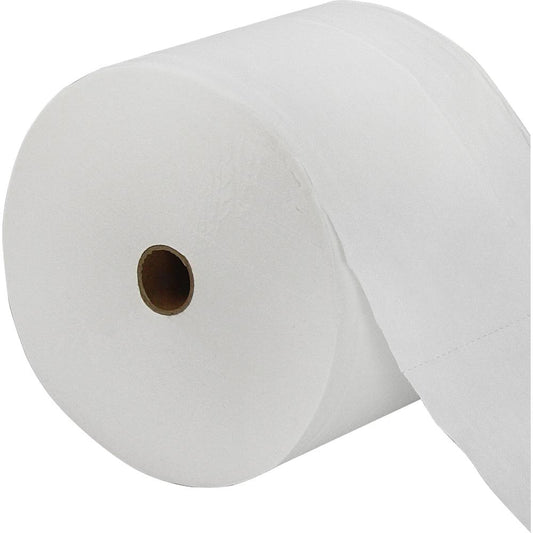 LoCor Bath Tissue - 2 Ply - 3.85" x 4.05" - White - Virgin Fiber - Embossed - For Janitorial - 36 Rolls Per Container - 36 / Carton