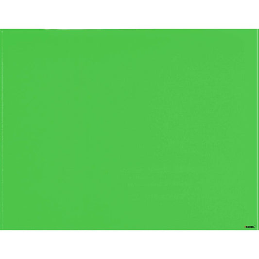 Lorell Magnetic Glass Color Dry Erase Board - 48" (4 ft) Width x 36" (3 ft) Height - Green Glass Surface - Rectangle - Assembly Required - 1 Each