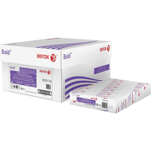 Xerox Bold Digital Printing Paper - White - 100 Brightness - 8 1/2" x 14" - 28 lb Basis Weight - 500 / Ream