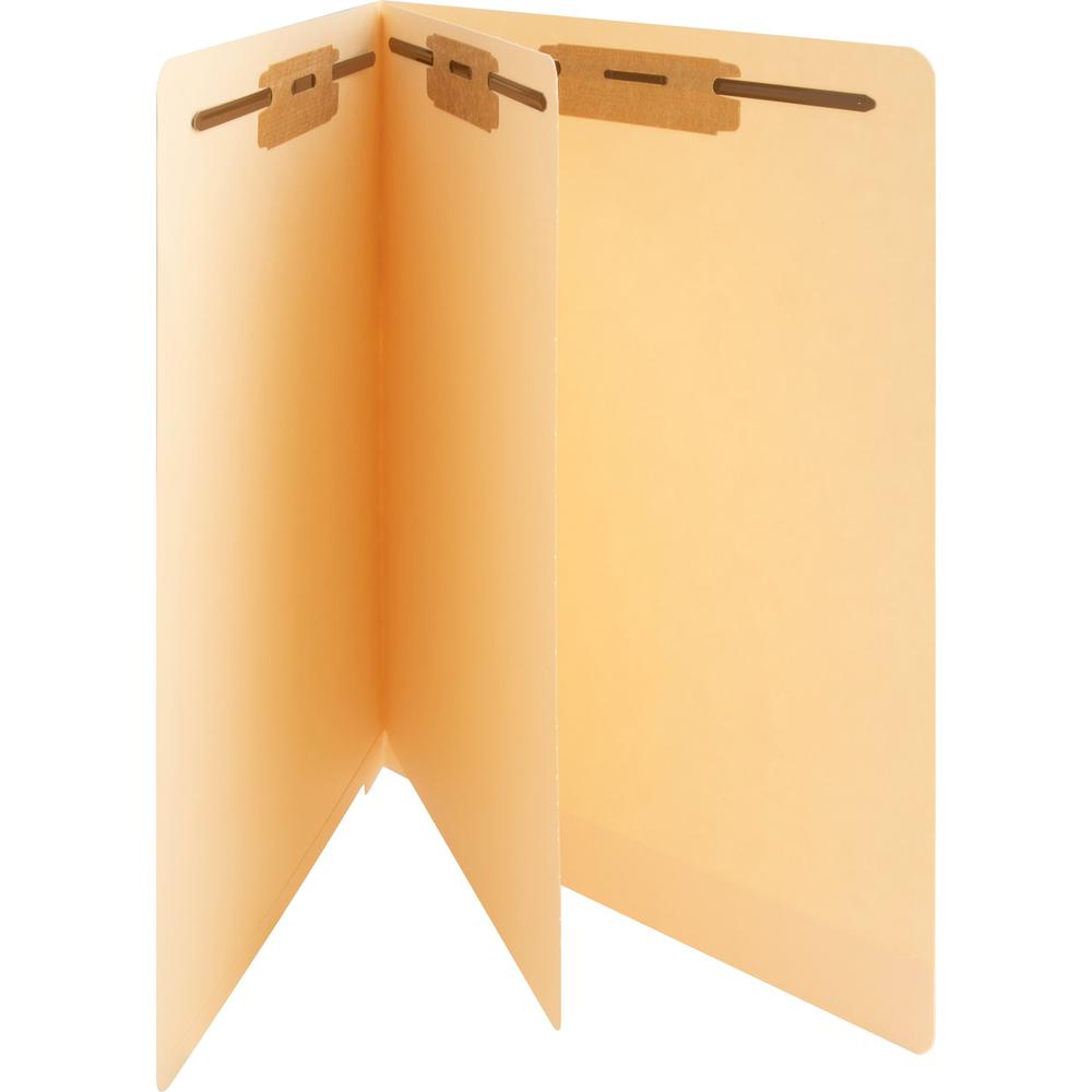 Business Source Letter Recycled Medical File Folder - 8 1/2" x 11" - 3/4" Expansion - 2" Fastener Capacity - End Tab Location - 10% Recycled - 40 / Box