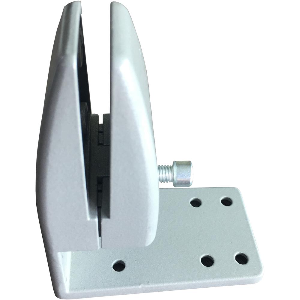 Boss Simple System Modesty Panel Bottom Mounting Bracket - 1.8" Width x 1.3" Depth x 2.4" Height - Metal - Silver, Driftwood