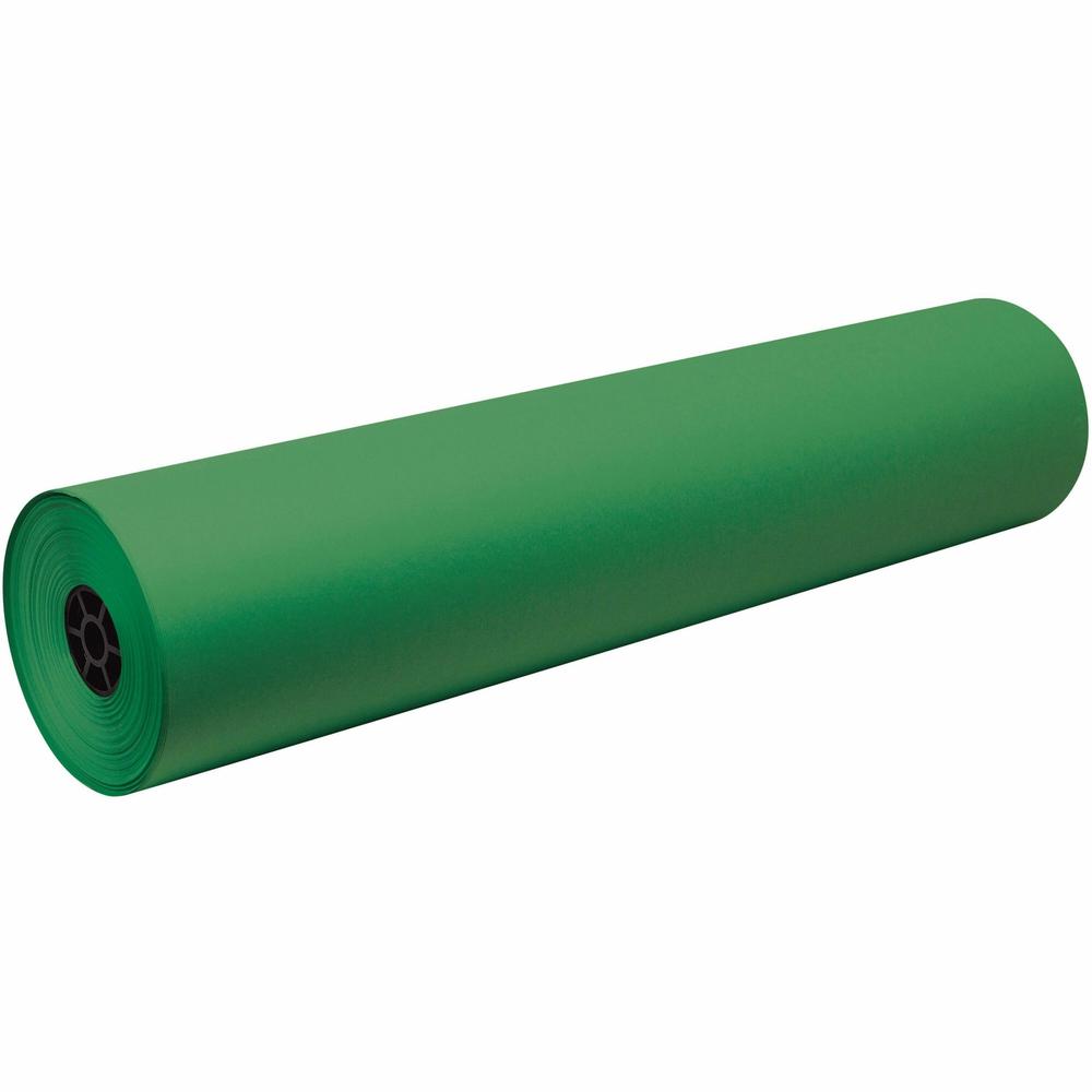 Tru-Ray Construction Paper Art Roll - Art Project, Mural, Banner - 36"Width x 500 ftLength - 1 / Roll - Festive Green - Sulphite