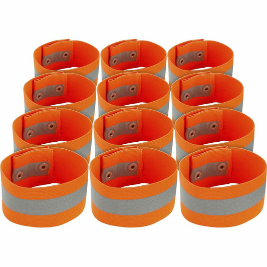 Chill-Its 8001 Arm/Leg Band - 12 / Carton - Small (S)/Medium (M) - 0.3" Height x 2" Width x 6.5" Length - Orange - Elastic, Knit