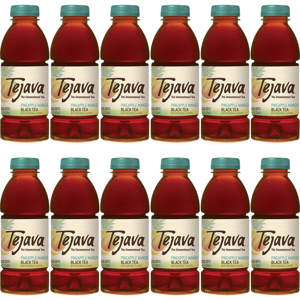 Tejava Pineapple Black Tea Bottle - 12 / Carton