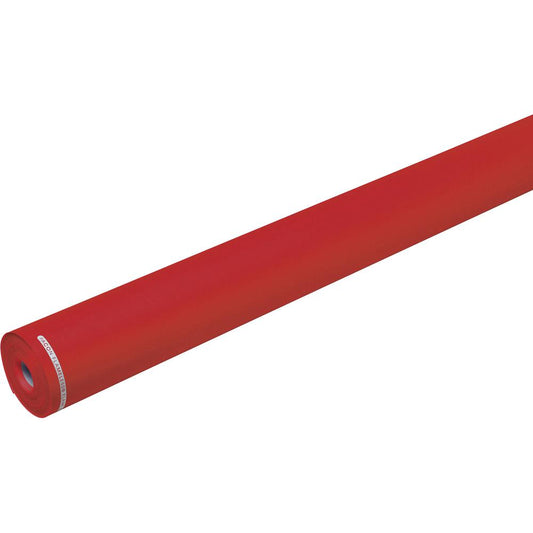 Flameless Flame-Retardant Paper - Classroom, Office, Mural, Banner, Bulletin Board - 48"Width x 100 ftLength - 1 Roll - Cherry Red