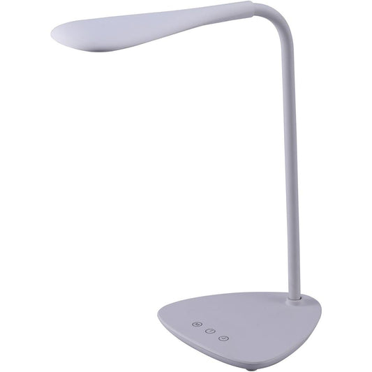 Bostitch Minimalist Desk Lamp with Battery - 5 W LED Bulb - Built-in Battery, Rechargeable Battery, Auto Shut-off, Energy Saving, Dimmable, Color Temperature Setting, Flicker-free, Flexible Neck, Glar