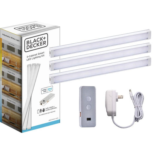 Bostitch Smart Under Cabinet Lighting Kit - Silver