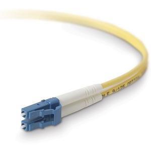 Belkin Fiber Optic Duplex Patch Cable - LC Male - LC Male - 10ft - Yellow