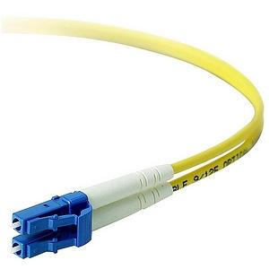 Belkin Fiber Optic Duplex Patch Cable - LC Male - LC Male - 164.04ft - Yellow