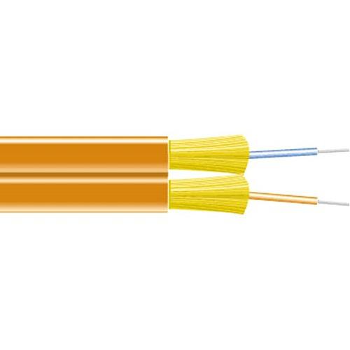 Black Box Fiber Optic Network Cable - 500 ft Fiber Optic Network Cable for Network Device - First End: Bare Wire - Second End: Bare Wire - OFNR - 62.5/125 &micro;m - Orange - TAA Compliant