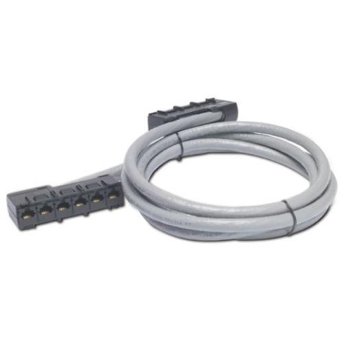 APC Cat5e CMR Data Distribution Cable - RJ-45 Female - RJ-45 Female - 45ft - Gray