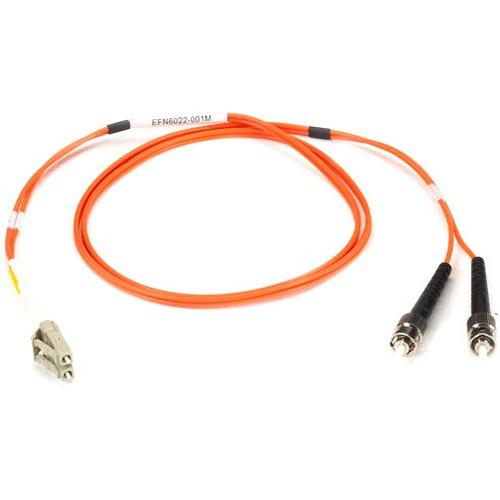 Black Box Fiber Optic Duplex Patch Cable - ST Male - LC Male - 6.56ft