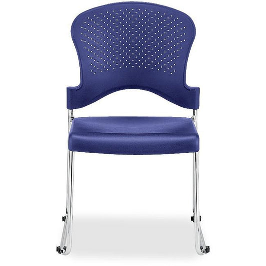 Eurotech Aire Stacking Chair - Blue Seat - 4 / Carton