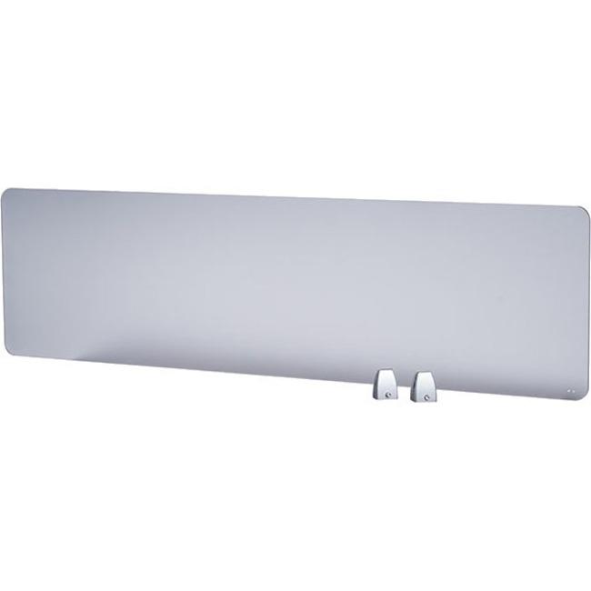 Boss 22" Privacy Panel, Plexiglass - 22" x 0.2" x 15.6" - Material: Plexiglass - Finish: Silver