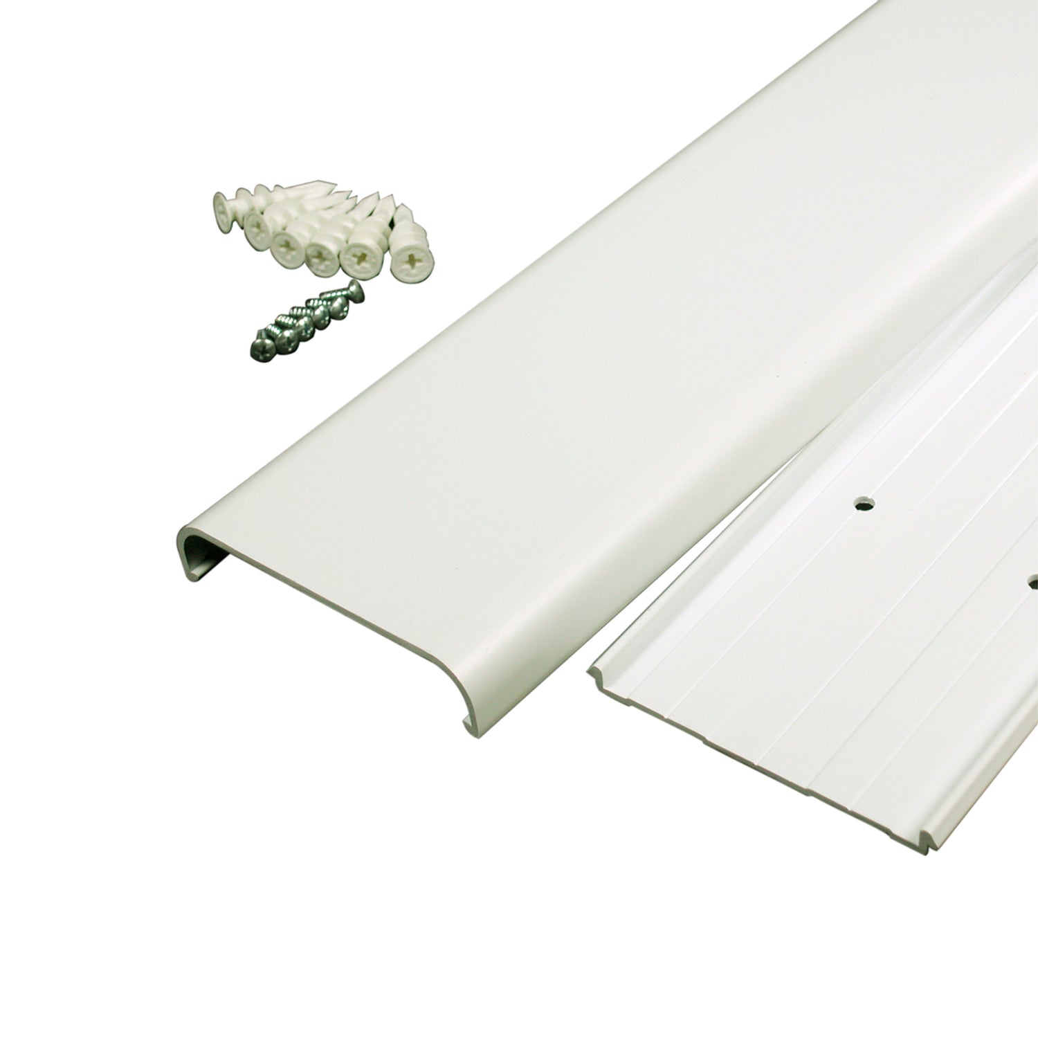 CCSTVK - Sanus - Sanus 2Piece 48in x 35in PVC White Flat Screen TV Kit Holds up to 5 Cables