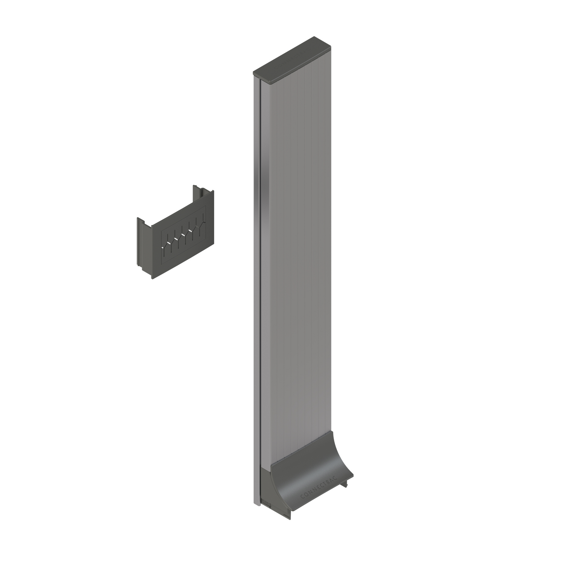 Express-Under-Carpet-Wall-Trac-2FT - Connectrac - Express Under Carpet 2 FT Wall Trac