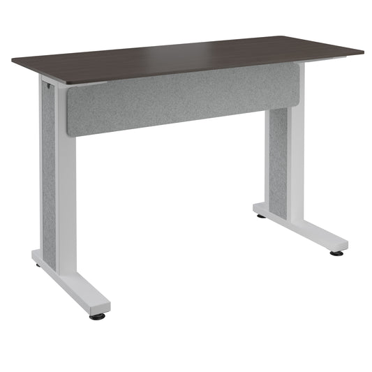 FM-TRE-0602738-A3W - Middle Atlantic - Forum Rectangle Table for 2 People 38 Counter Height Asian Night Table Top with Light Table Base