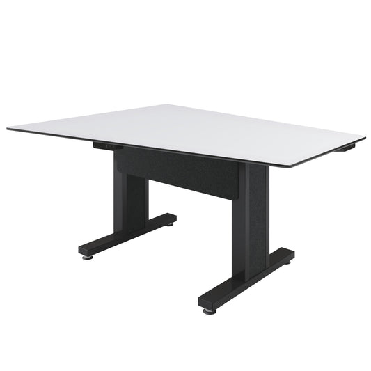 TBL-ANG-3P-SH-WB - Middle Atlantic - Forum 3 Person Angle Table 30 Seated Height Dark Finish