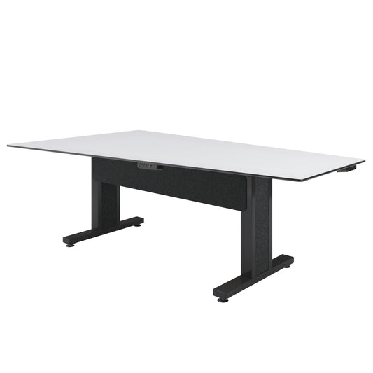 TBL-ANG-5P-SH-WB - Middle Atlantic - Forum 5 Person Angle Table 30 Seated Height Dark Finish