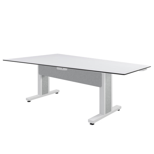TBL-ANG-5P-SH-WW - Middle Atlantic - Forum 5 Person Angle Table 30 Seated Height Light Finish