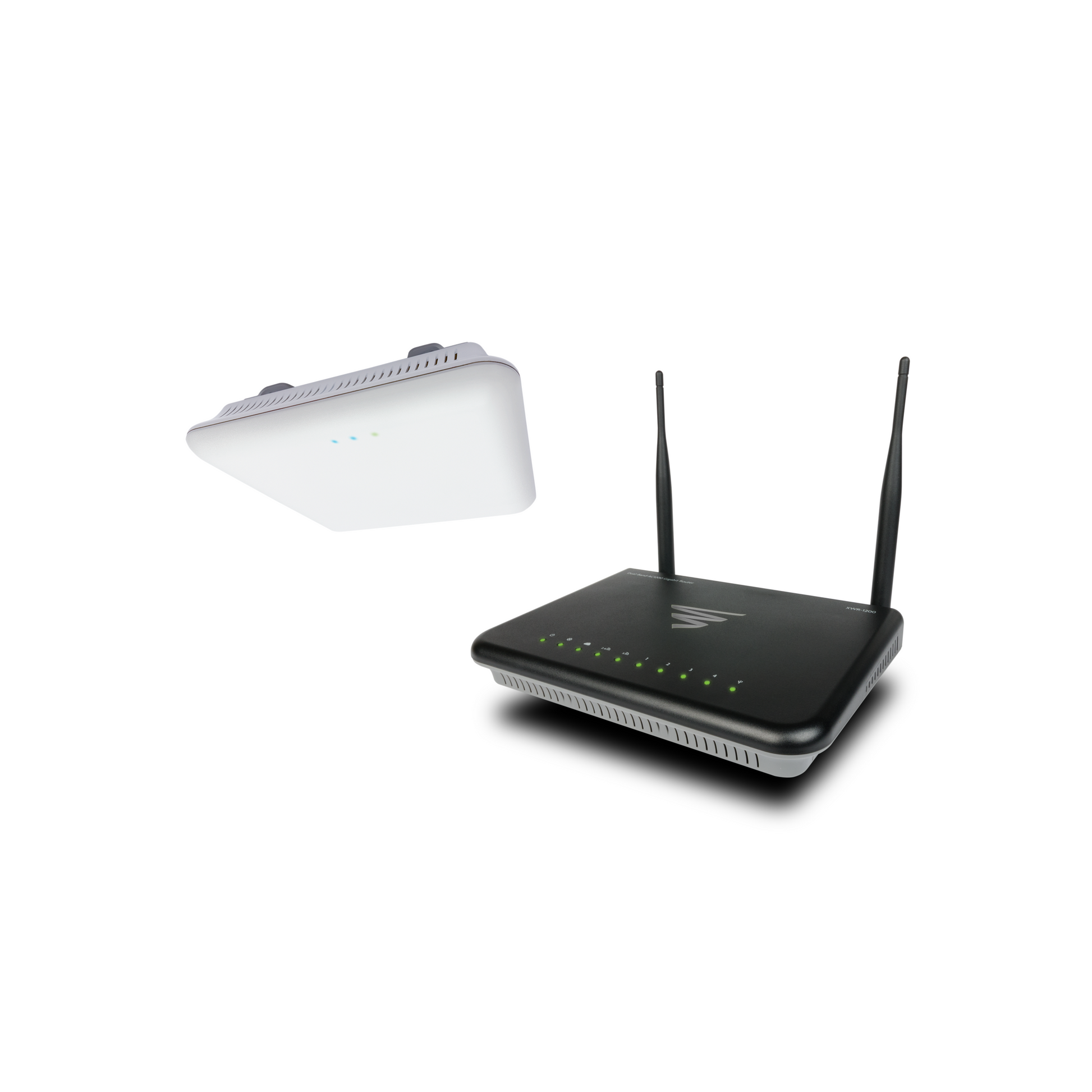 WS-80 - Luxul - Whole Home WiFi System AC1200 Wireless RouterController and AC1200 Apex Access Point with US Power Cord