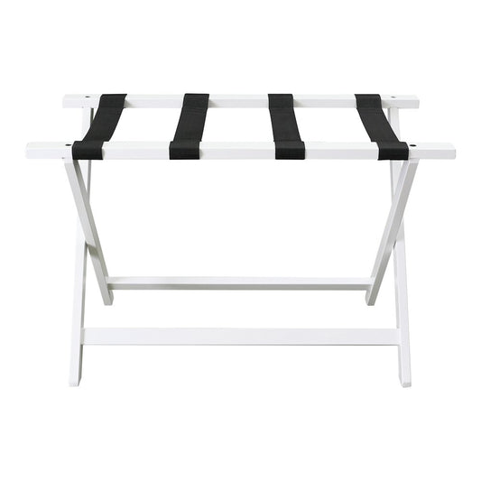 Heavy Duty 30" Extra Wide Luggage Rack - White