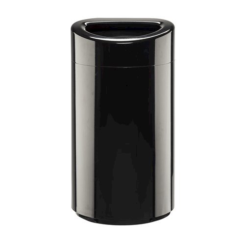 Open Top Receptacle 14 Gallon Black